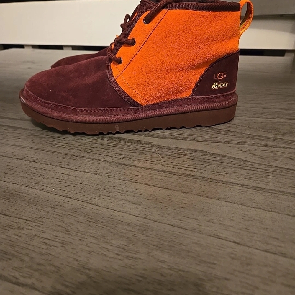 UGG Orange and Burgundy Boots